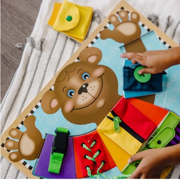 Melissa & Doug Wooden Busy Board - Picture 2 of 4